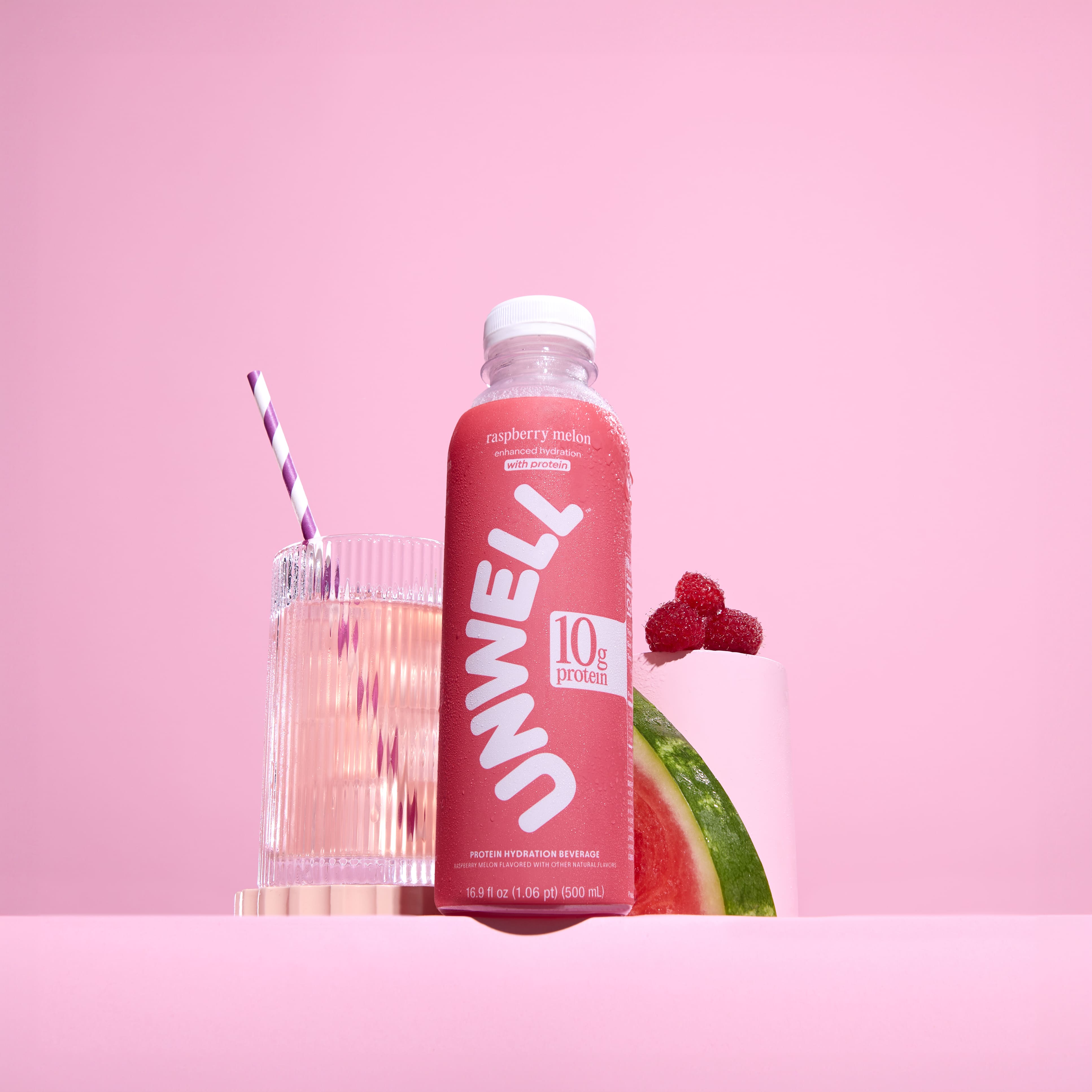 Raspberry Melon Raspberry Melon Protein Hydration Drink – UNWELL BEVERAGES